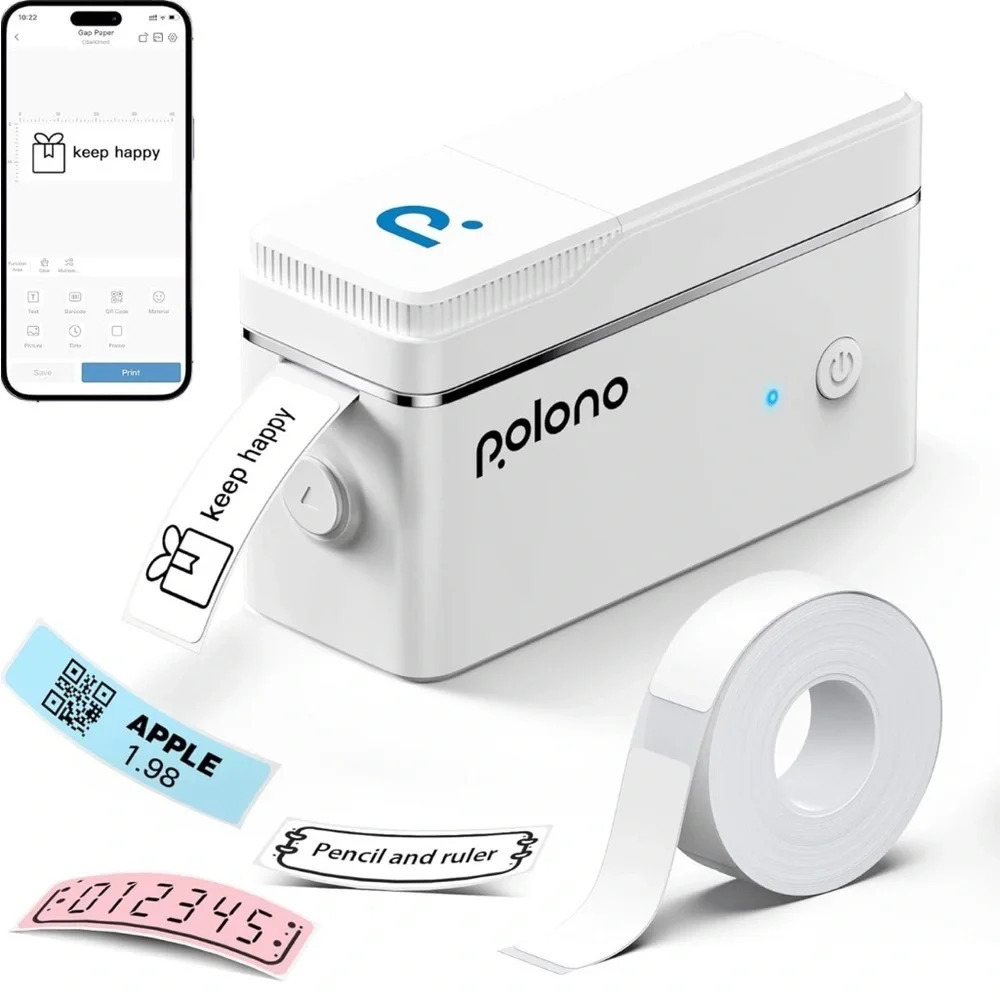 🆕 POLONO P31S Label Maker Machine